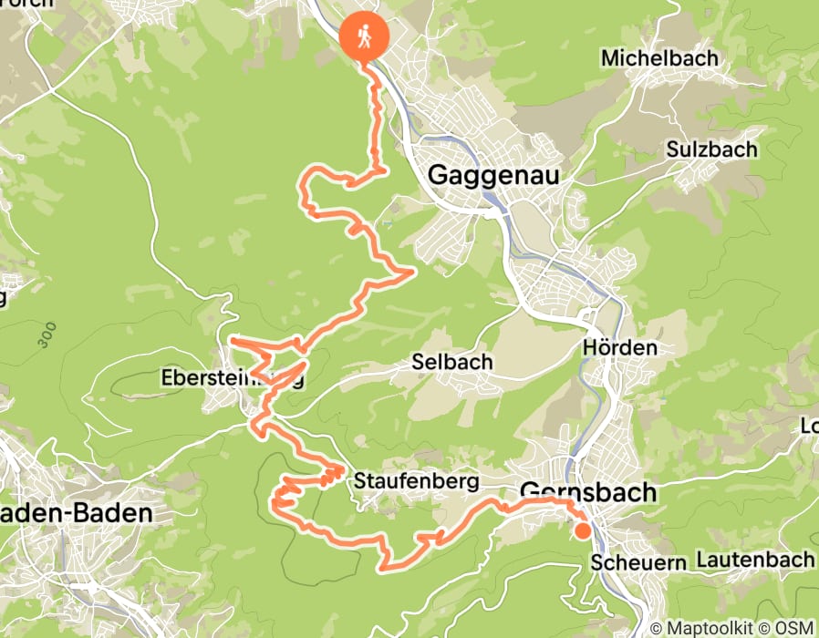 Karte der Tour