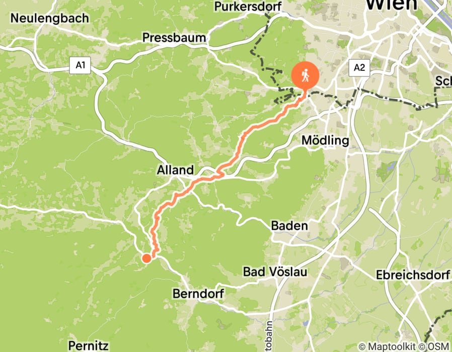 Karte der Tour