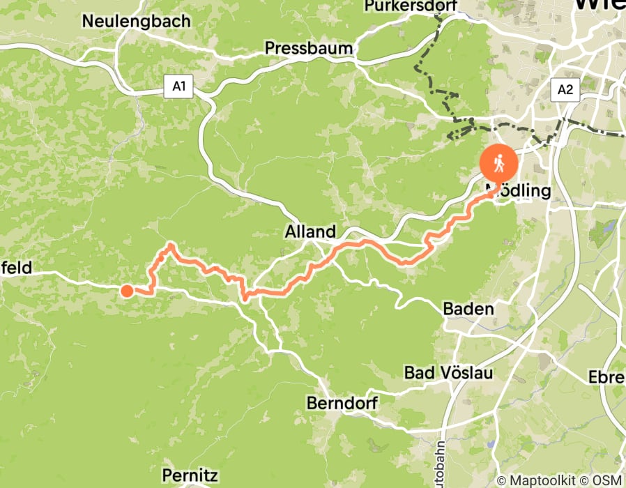 Karte der Tour