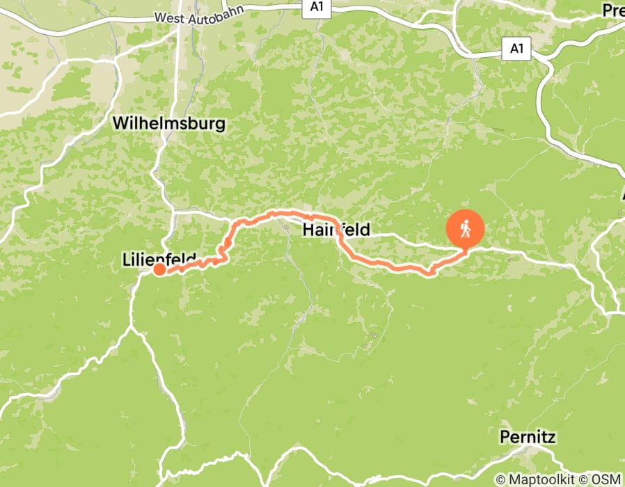 Karte der Tour