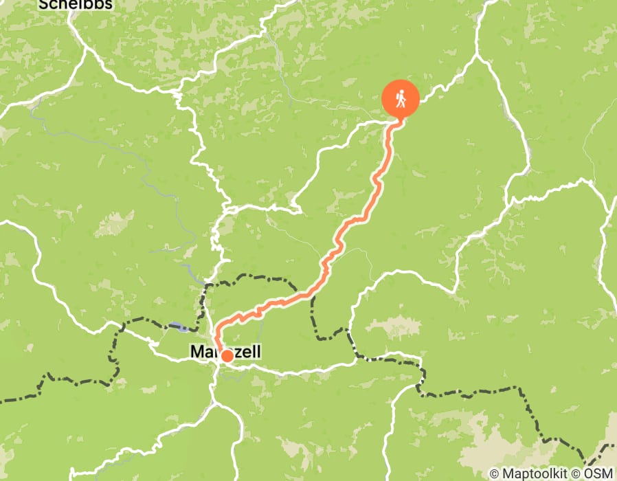 Karte der Tour