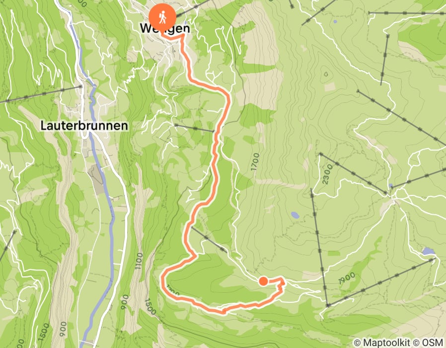 Karte der Tour