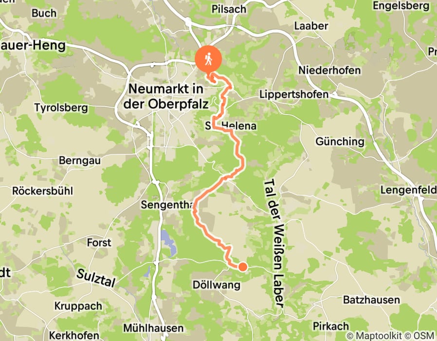 Karte der Tour