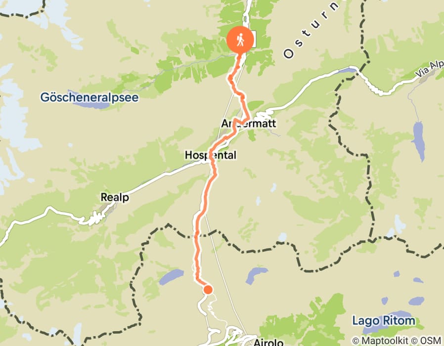 Karte der Tour