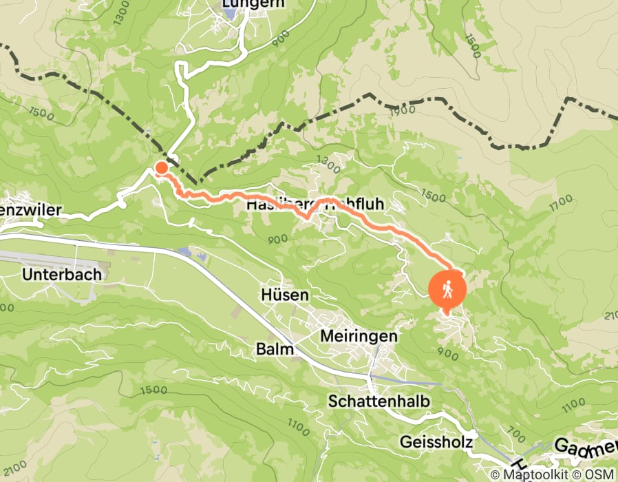 Karte der Tour