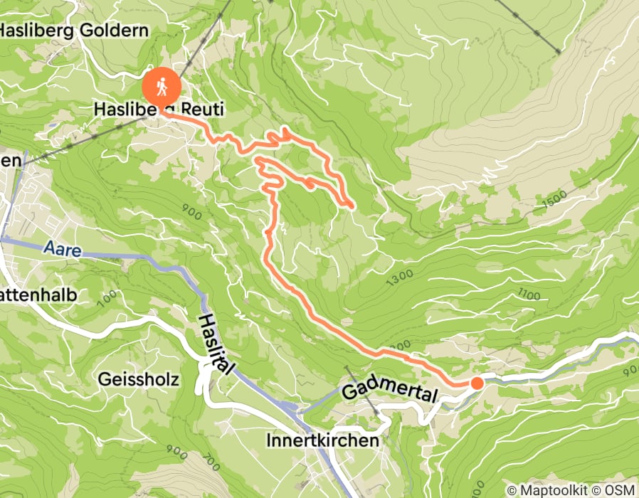 Karte der Tour