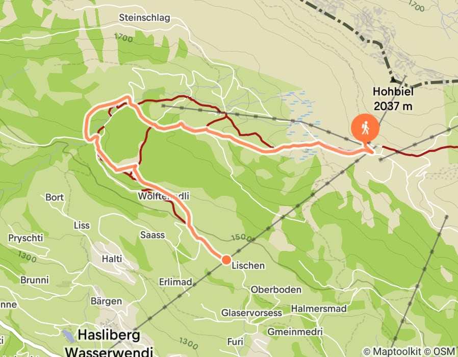 Karte der Tour