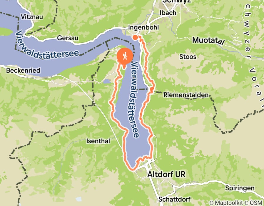 Karte der Tour