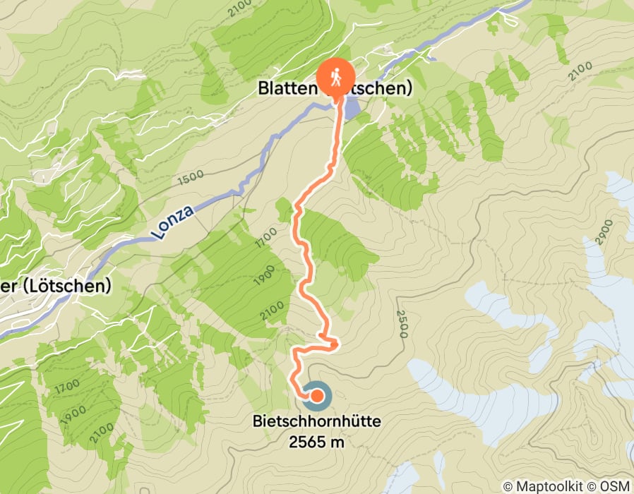 Karte der Tour