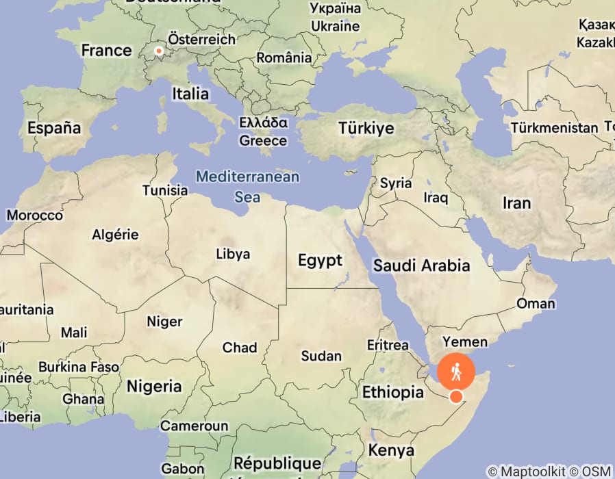 Karte der Tour