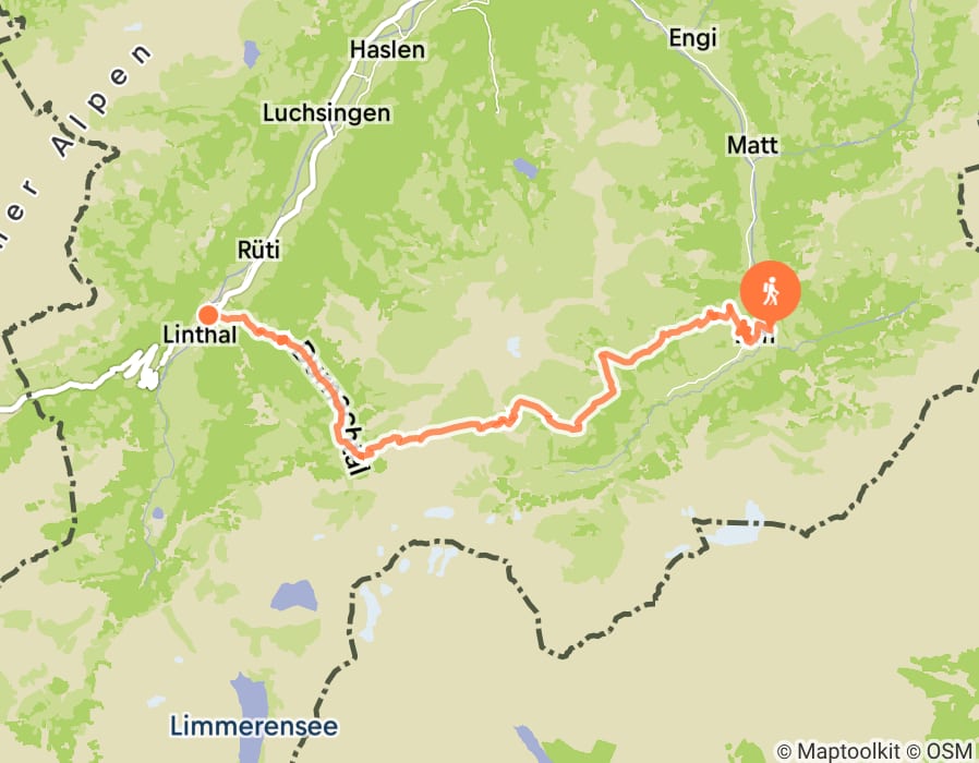 Karte der Tour