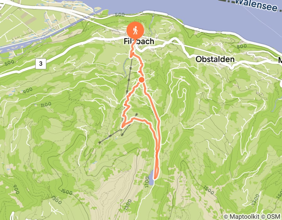 Karte der Tour