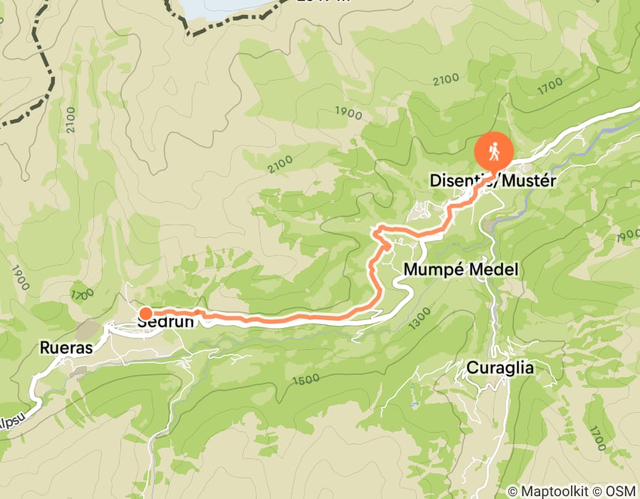 Karte der Tour