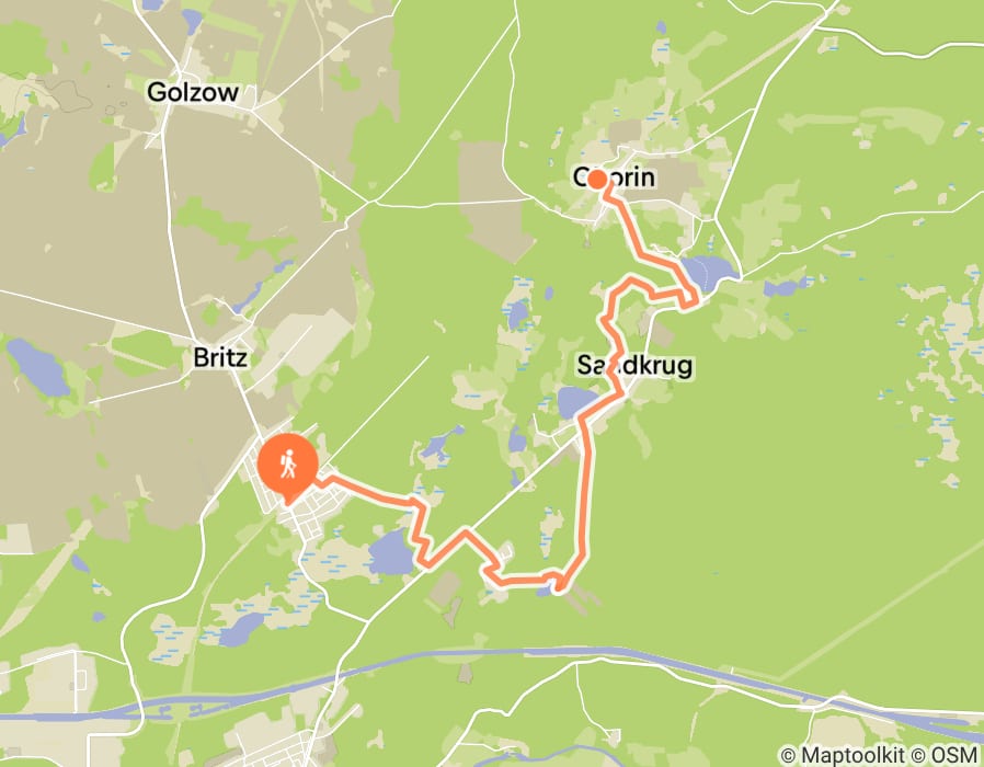 Karte der Tour