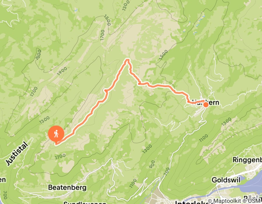 Karte der Tour