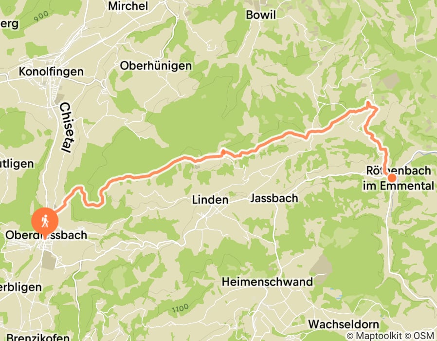 Karte der Tour