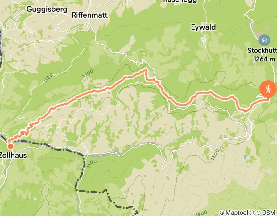 Karte der Tour