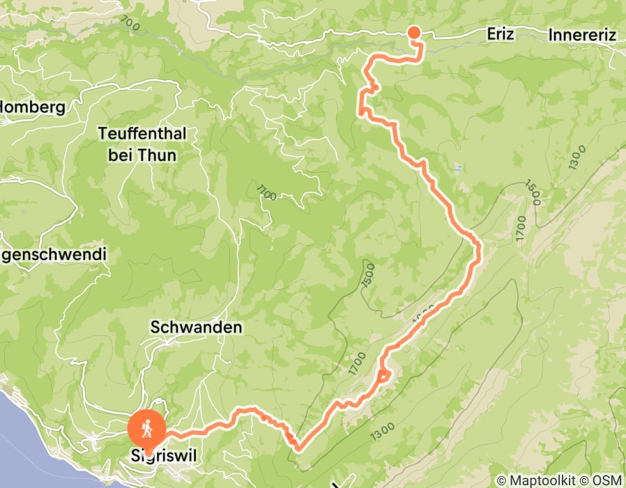 Karte der Tour