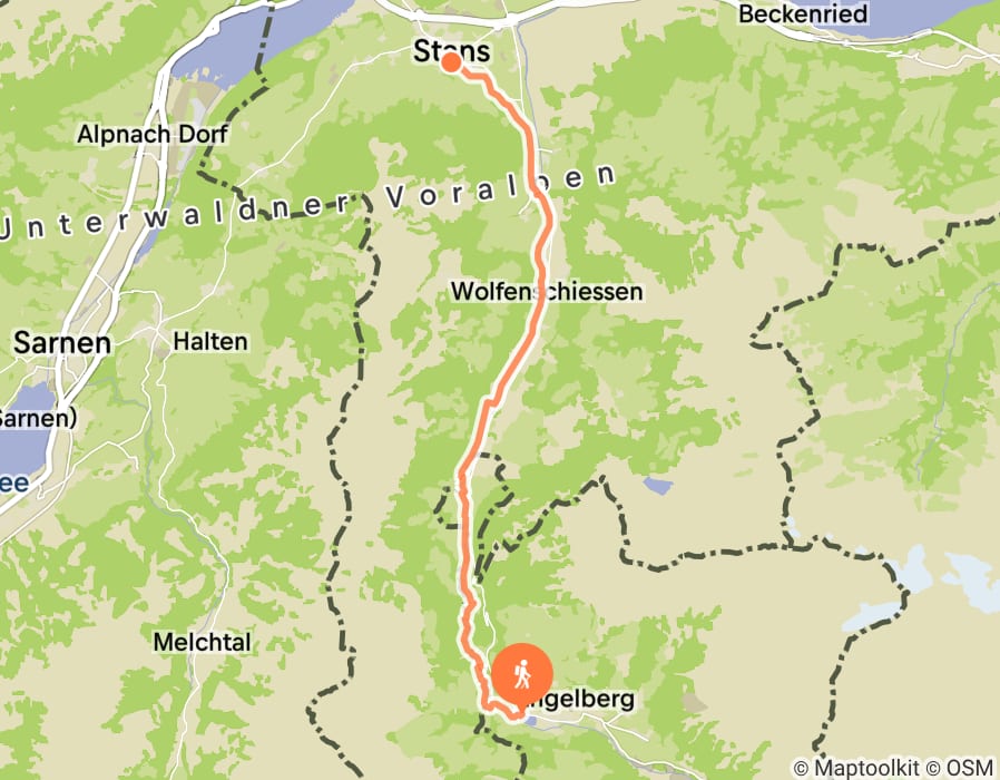 Karte der Tour