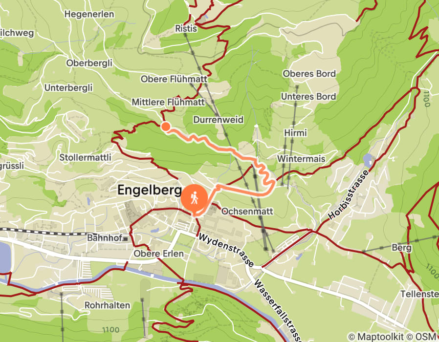 Karte der Tour
