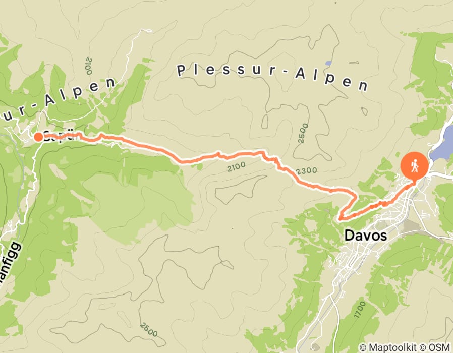 Karte der Tour