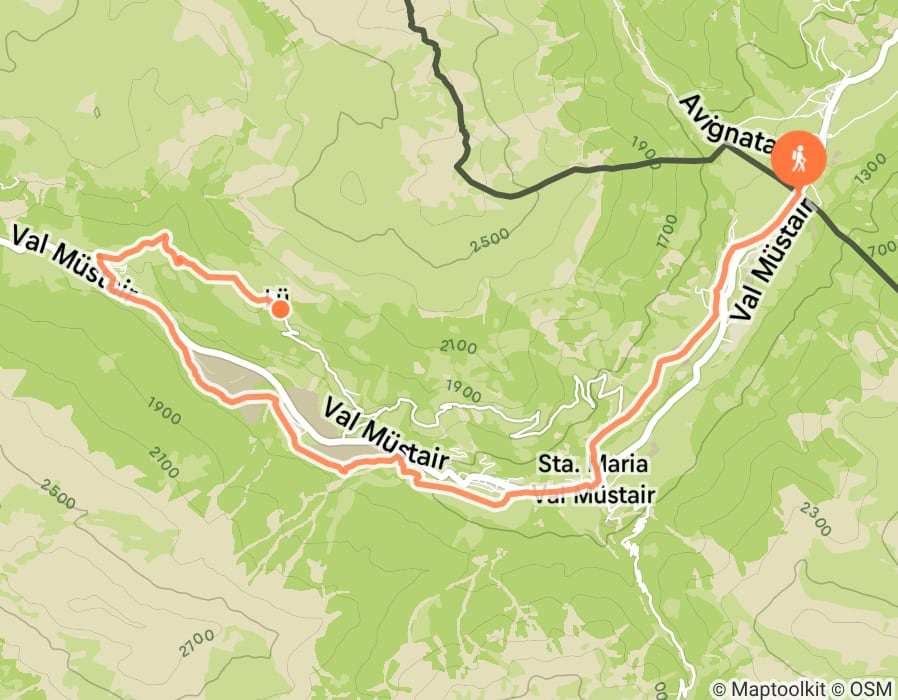 Karte der Tour