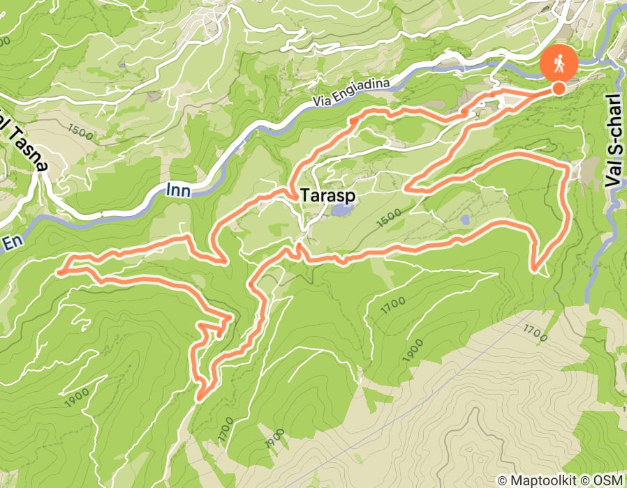 Karte der Tour