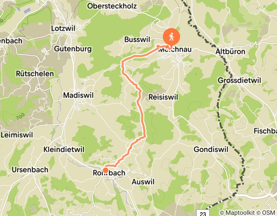 Karte der Tour