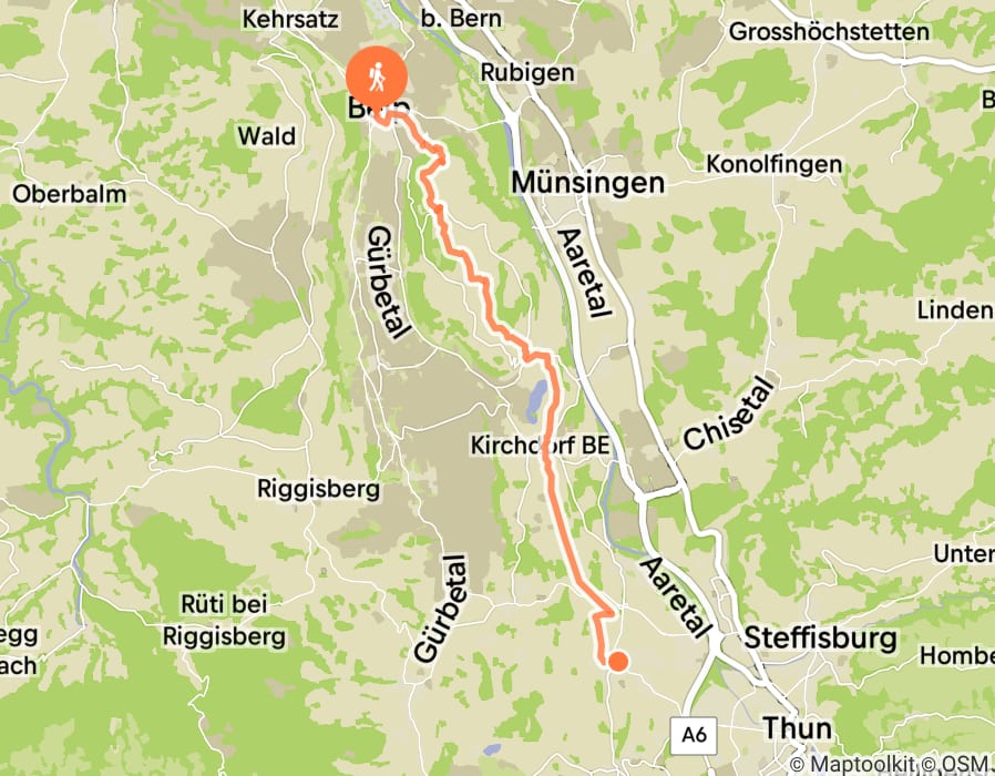 Karte der Tour