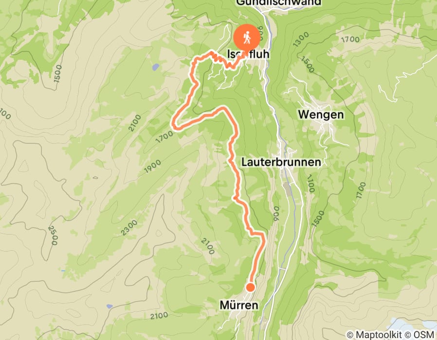 Karte der Tour