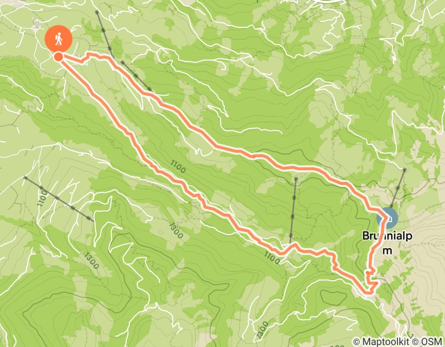Karte der Tour