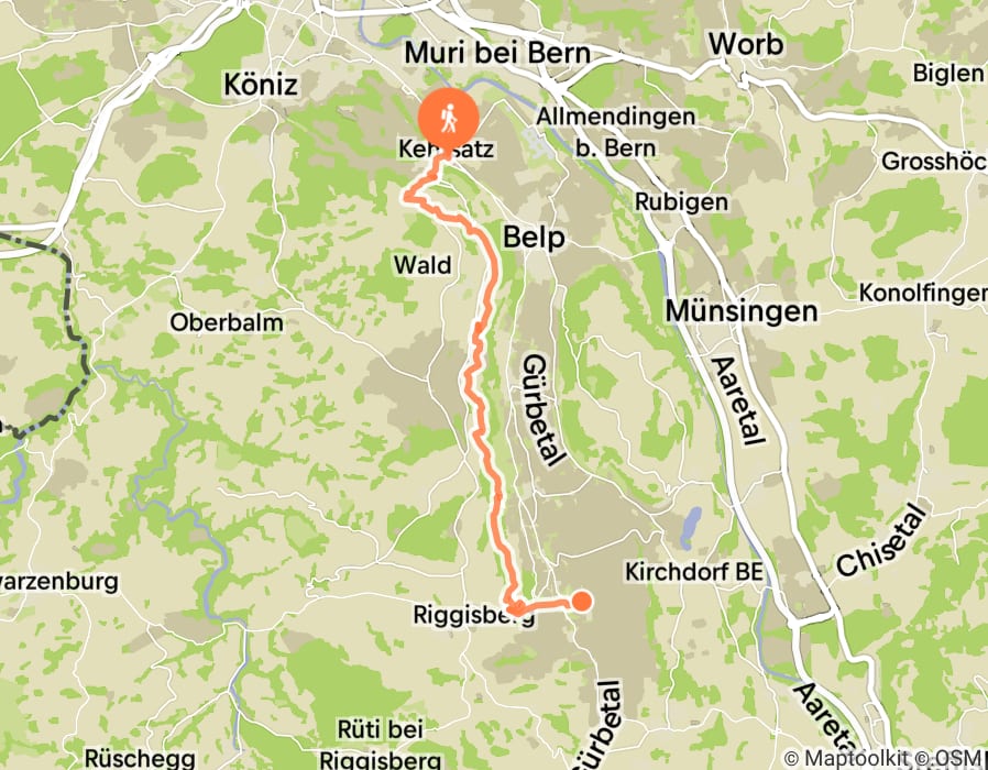 Karte der Tour