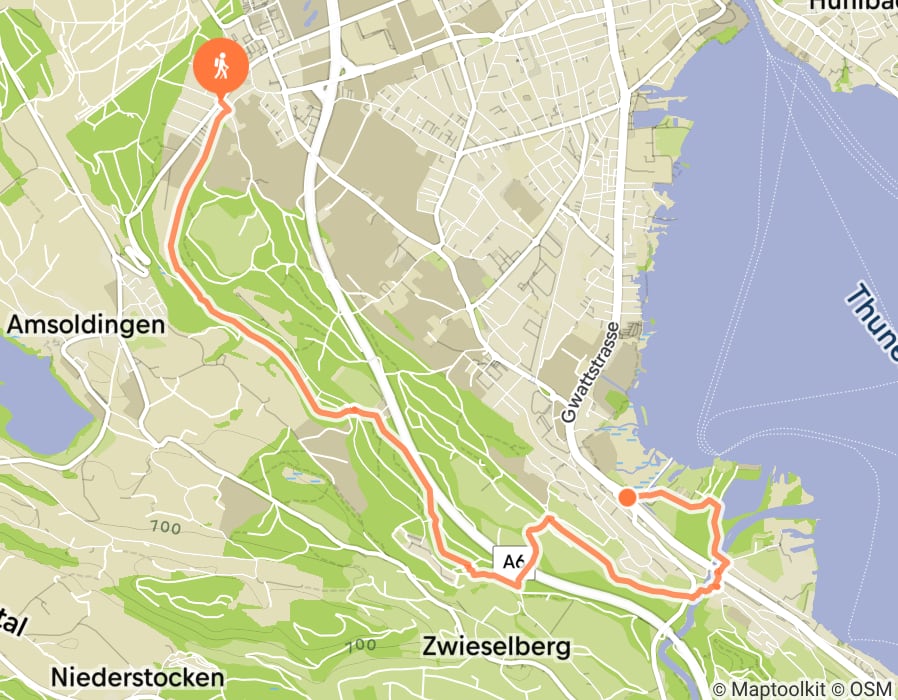 Karte der Tour