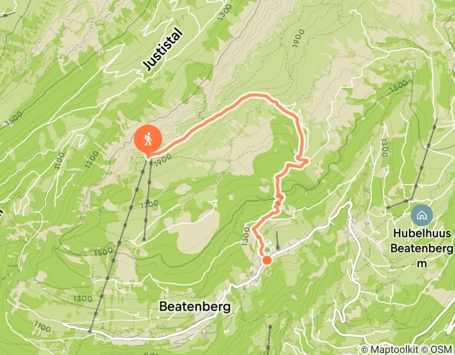 Karte der Tour