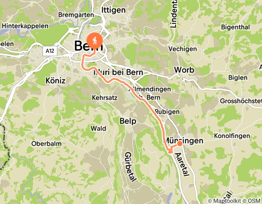 Karte der Tour