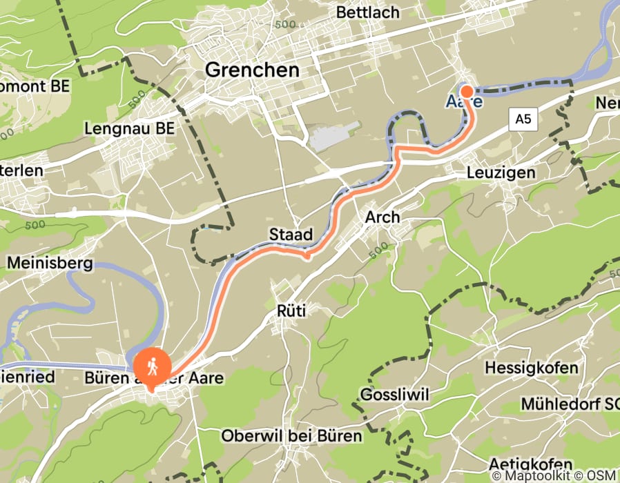 Karte der Tour