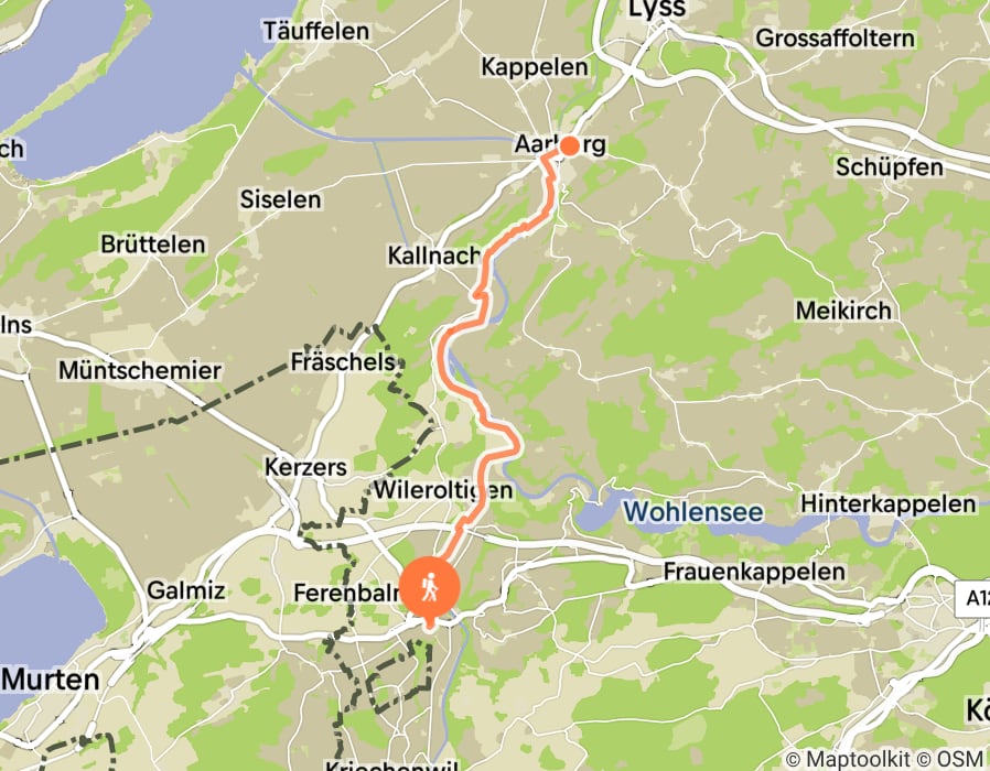 Karte der Tour