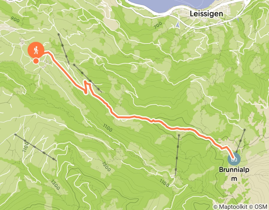 Karte der Tour
