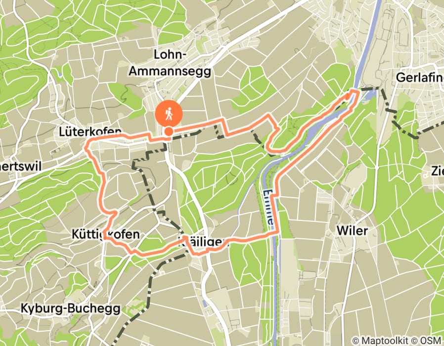 Karte der Tour