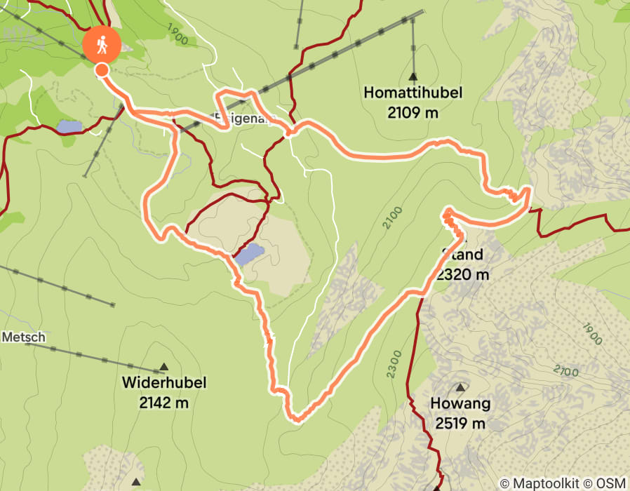 Karte der Tour