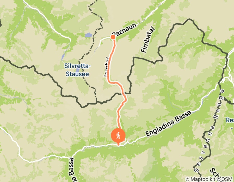 Karte der Tour