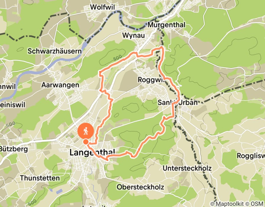 Karte der Tour