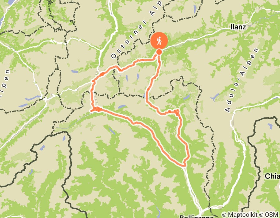 Karte der Tour