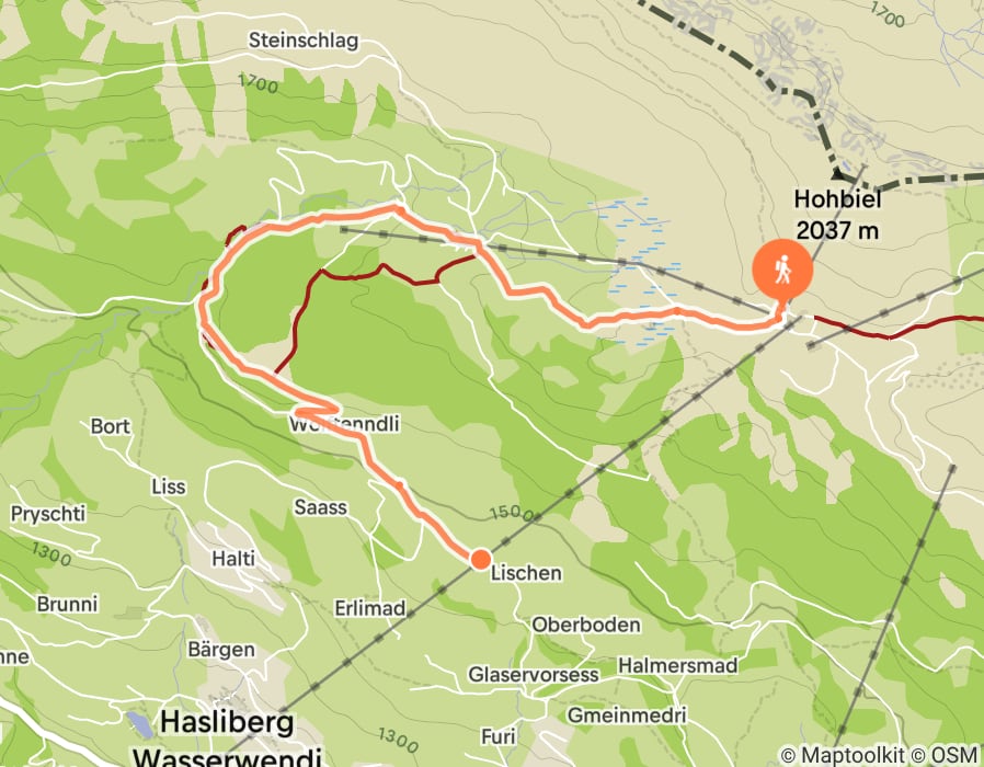 Karte der Tour
