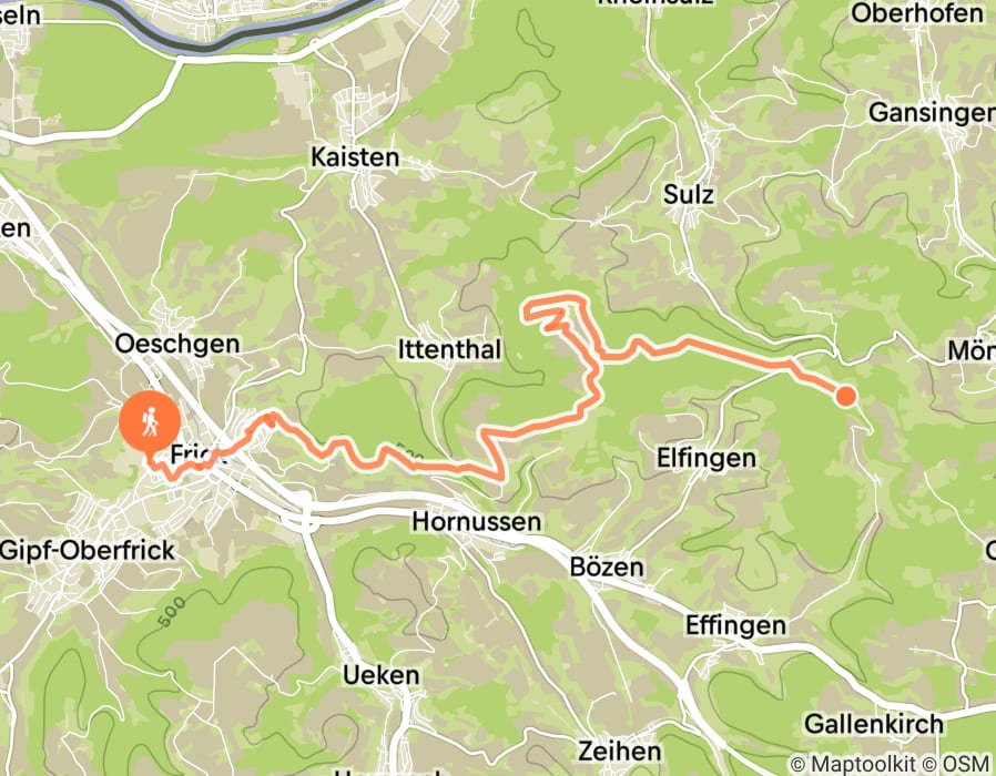 Karte der Tour