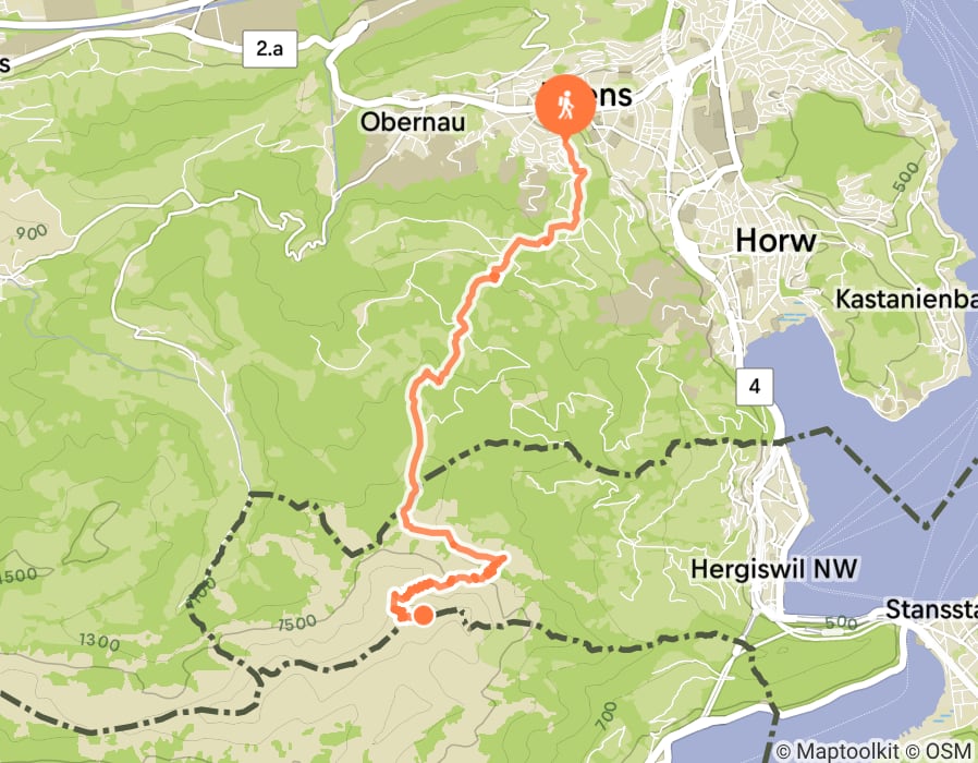Karte der Tour