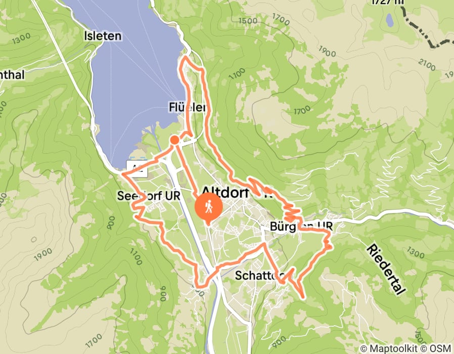 Karte der Tour