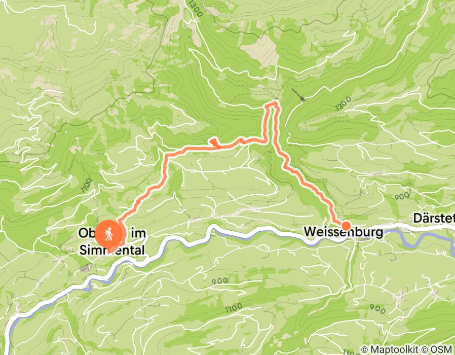 Karte der Tour