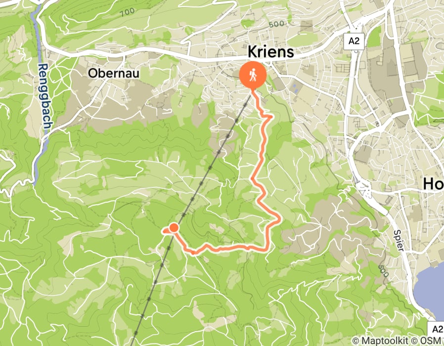Karte der Tour