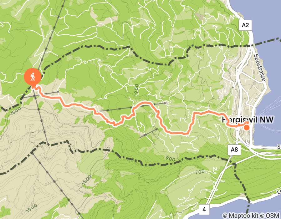 Karte der Tour